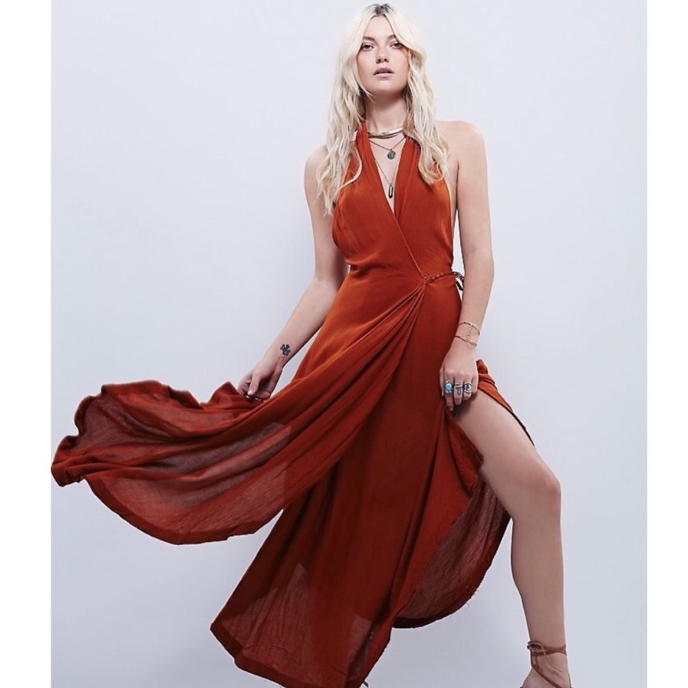 Free People Drapes the Shape Wrap dress M